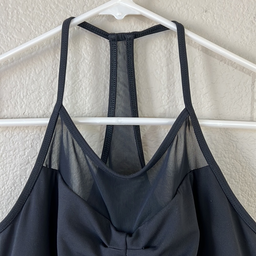 Fabletics Black Mesh Racerback Tank - Picture 4 of 16